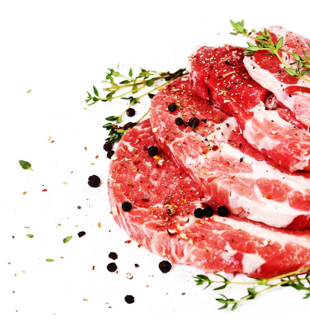 Raw meat